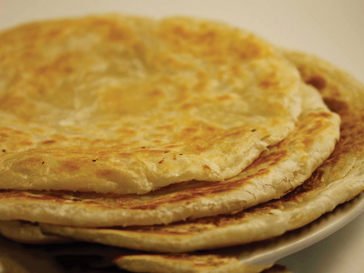 Feteer Meshaltet with baladi ghee