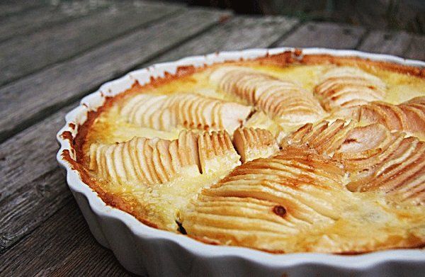 Custard And Hazelnut Pie