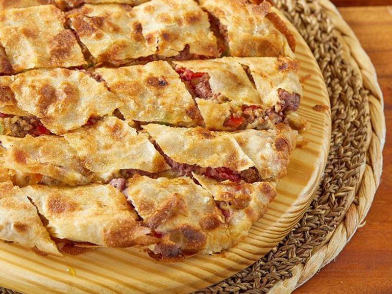 Pastrami With Kiri Cheese Pie