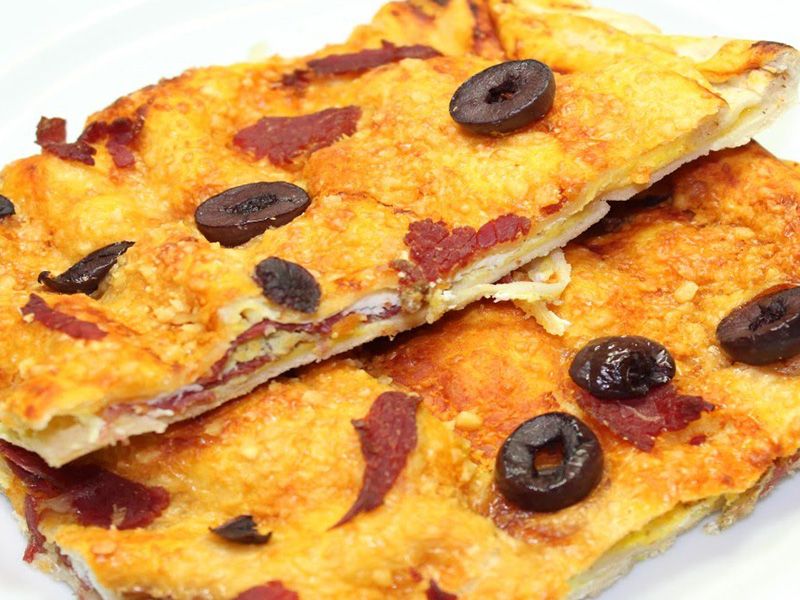 Pastrami With Cheese Pie