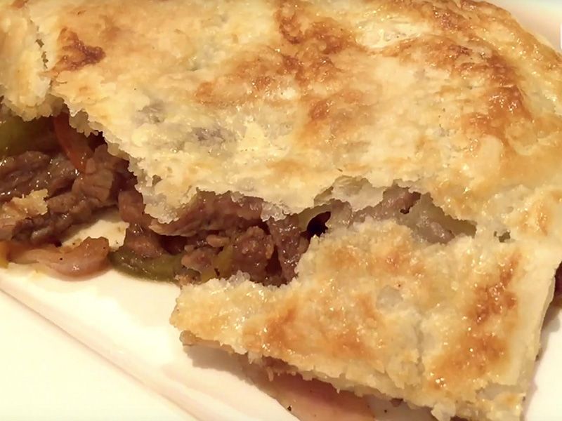 Meat With Cheese Pie
