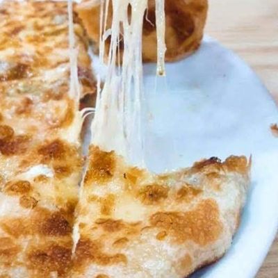 Vegetables and Roumi Cheese Pie