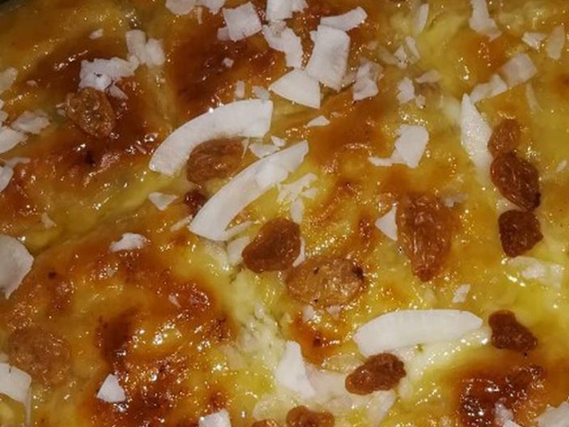 Raisin With Coconut Pie