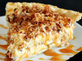 Raisin and coconut pie