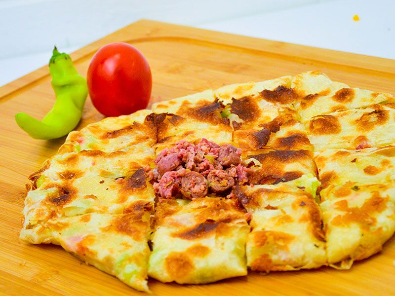 Oriental Kiri Sausage Pie