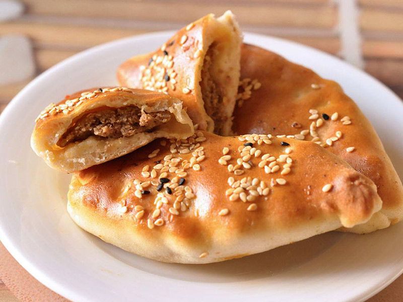 Beef Oriental Sausage Pie