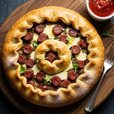 Local Sausage Pie with Kiri
