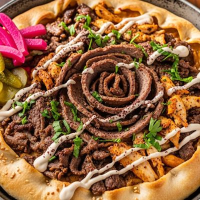 Meat Shawarma Pie