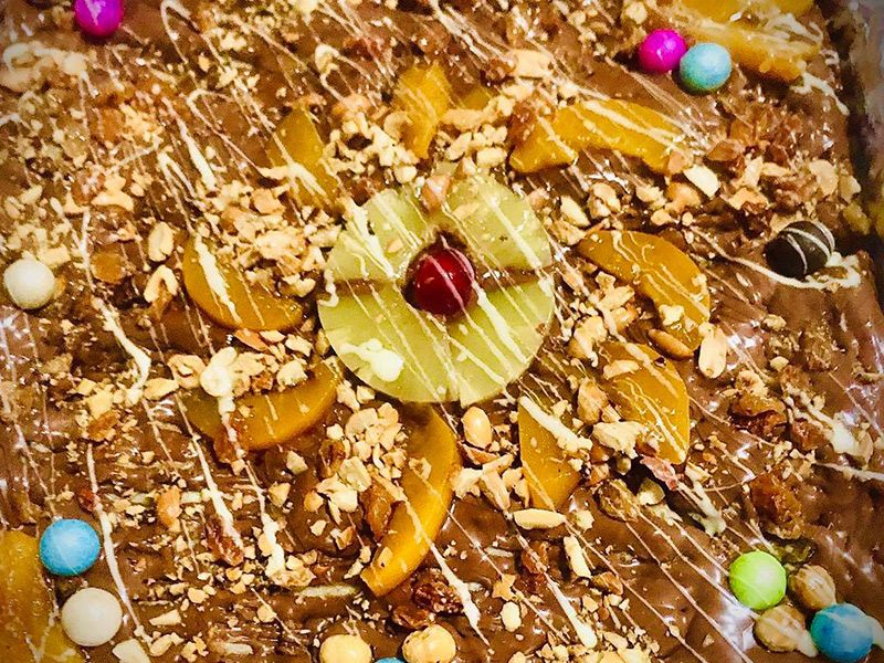 Nuts And Chocolate Pie