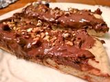 Nutella Chocolate With Hazelnut Pie
