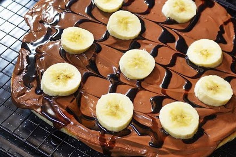 Chocolate and Banana Pie