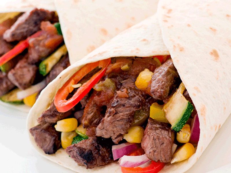 Meat Fajita Pie
