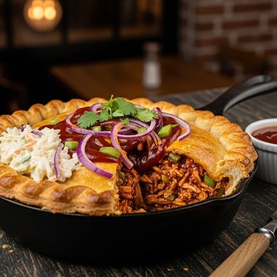 BBQ Chicken Pie