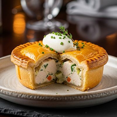 Chicken and Kiri Pie