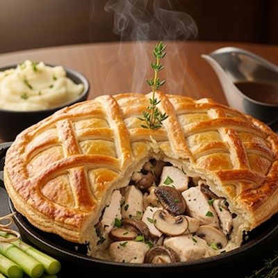 Chicken Mushroom Pie