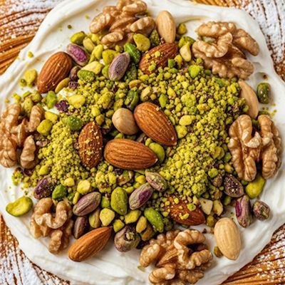 Cream and Nuts Feteer