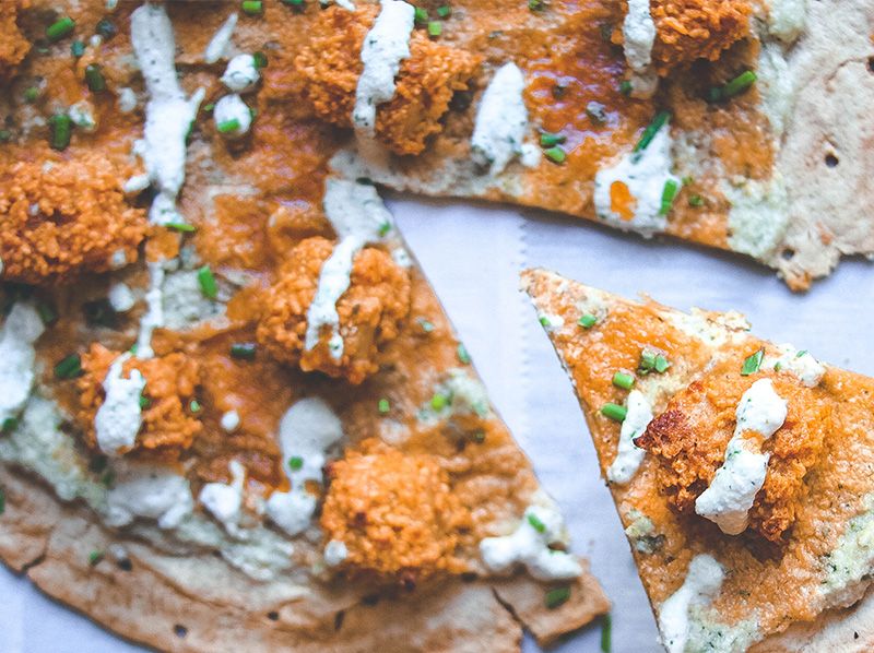 Crispy Chicken With Ranch Sauce Pie