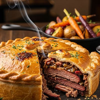 Smoked meat pie