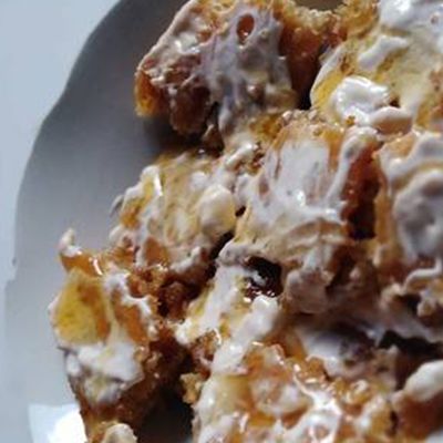 Basbousa And Chocolate Sweet Stuffed Pie
