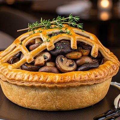 Mushroom pie
