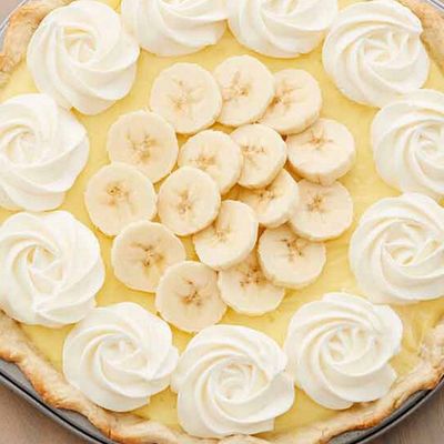 Large banana pie