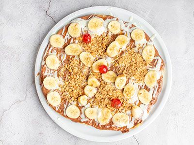 Nutella Chocolate With Banana Pie