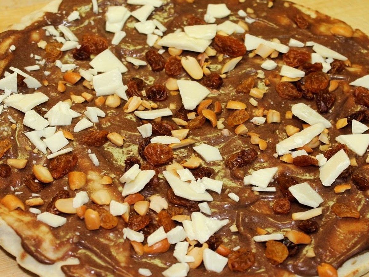 hazelnut Nutella pie