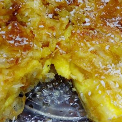 فطيرة حليب بغوشة