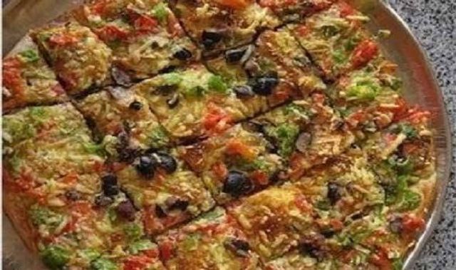 Mushroom Oriental Pizza