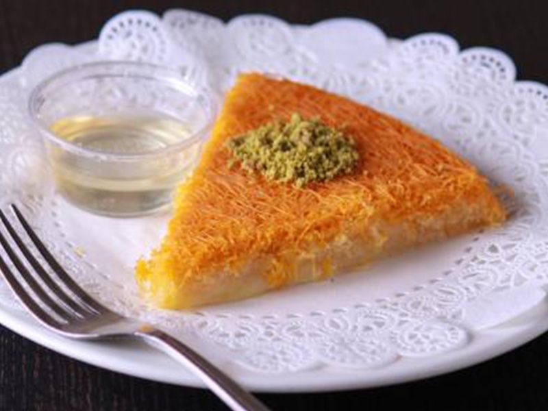 Basbousa and Konafa pie