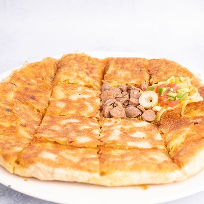 Baladi Sausage Feteer