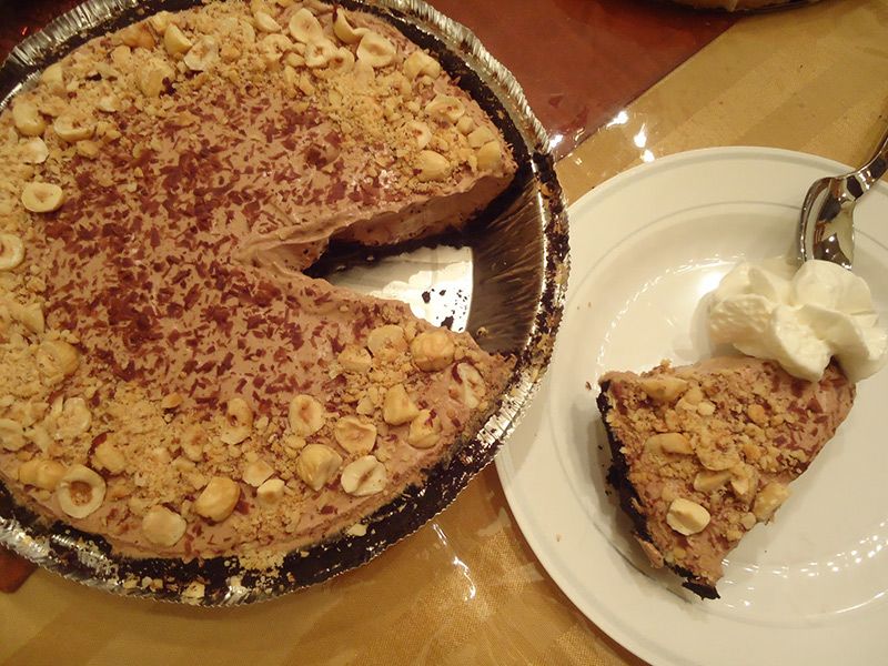 Chocolate With Hazelnut Pie