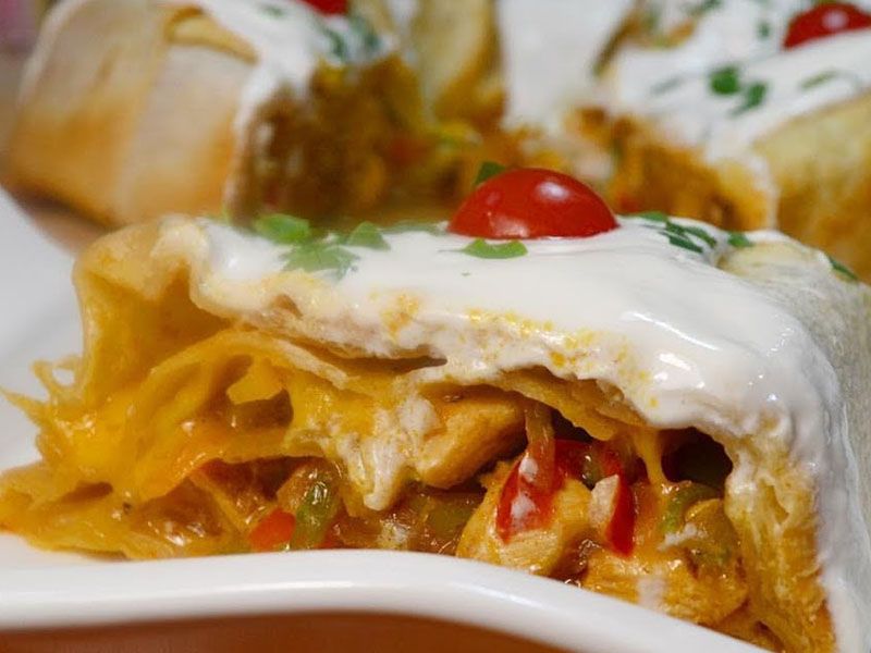 Chicken Fajita Pie