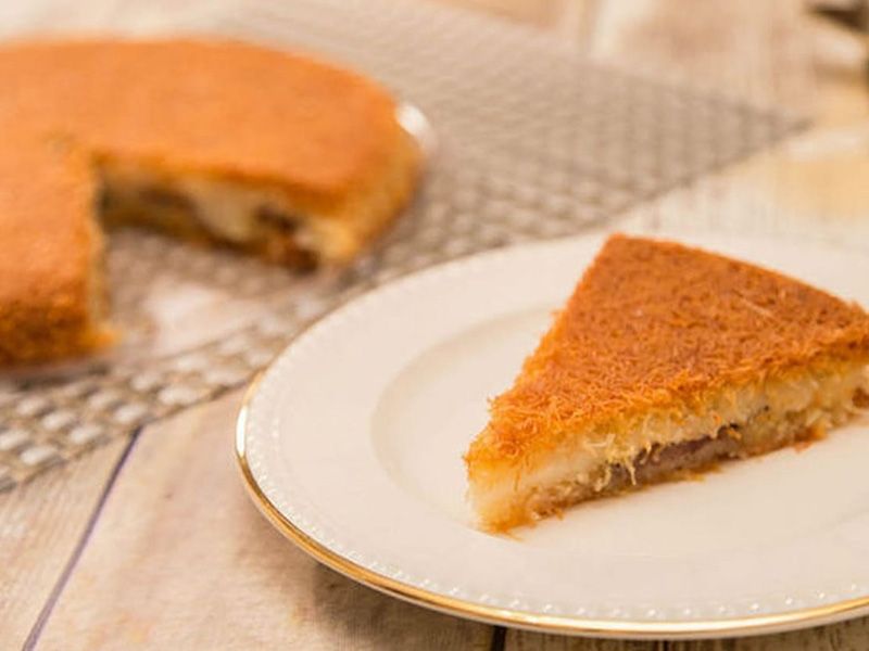 Konafa pie