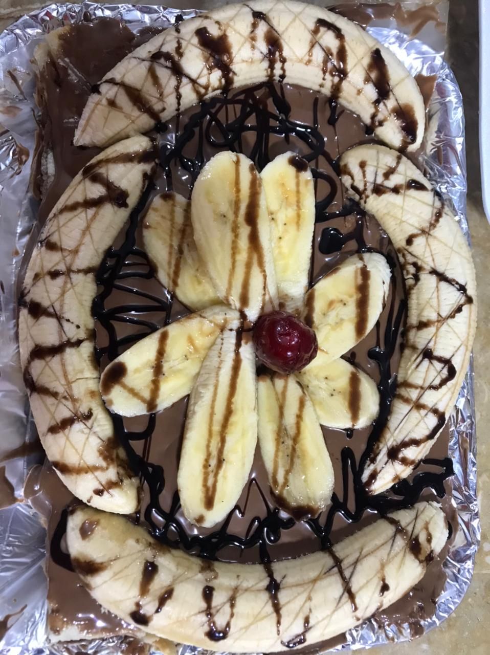 Nutella Banana Pie