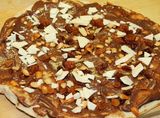 Nutella Chocolate With Nuts And Seasonal Fruits Pie
