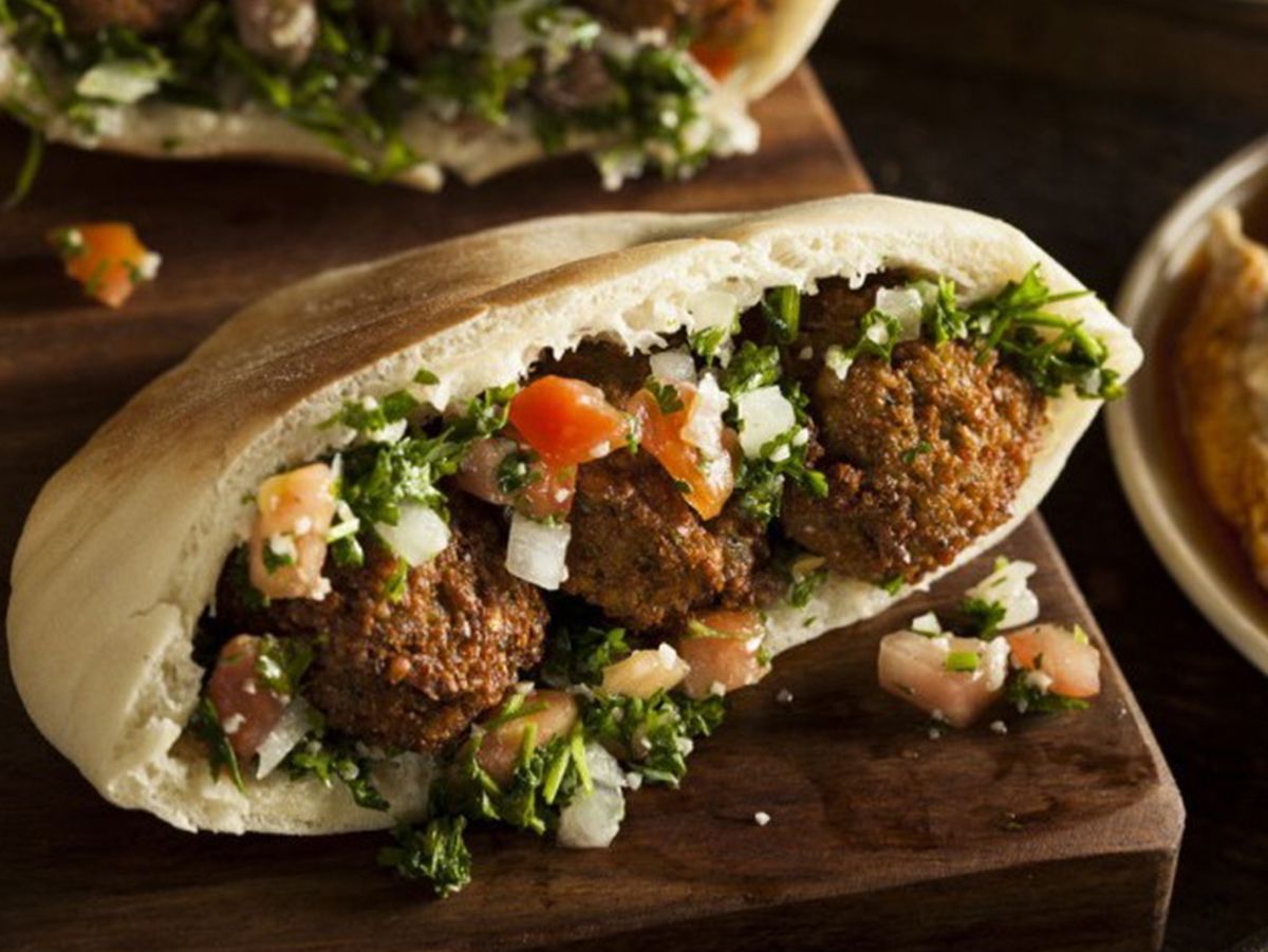 Falafel sandwich