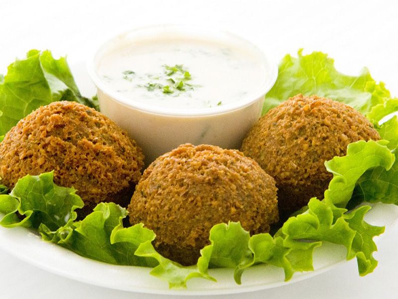Falafel mozzarella Patty