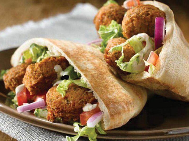 Falafel shami bread Sandwich