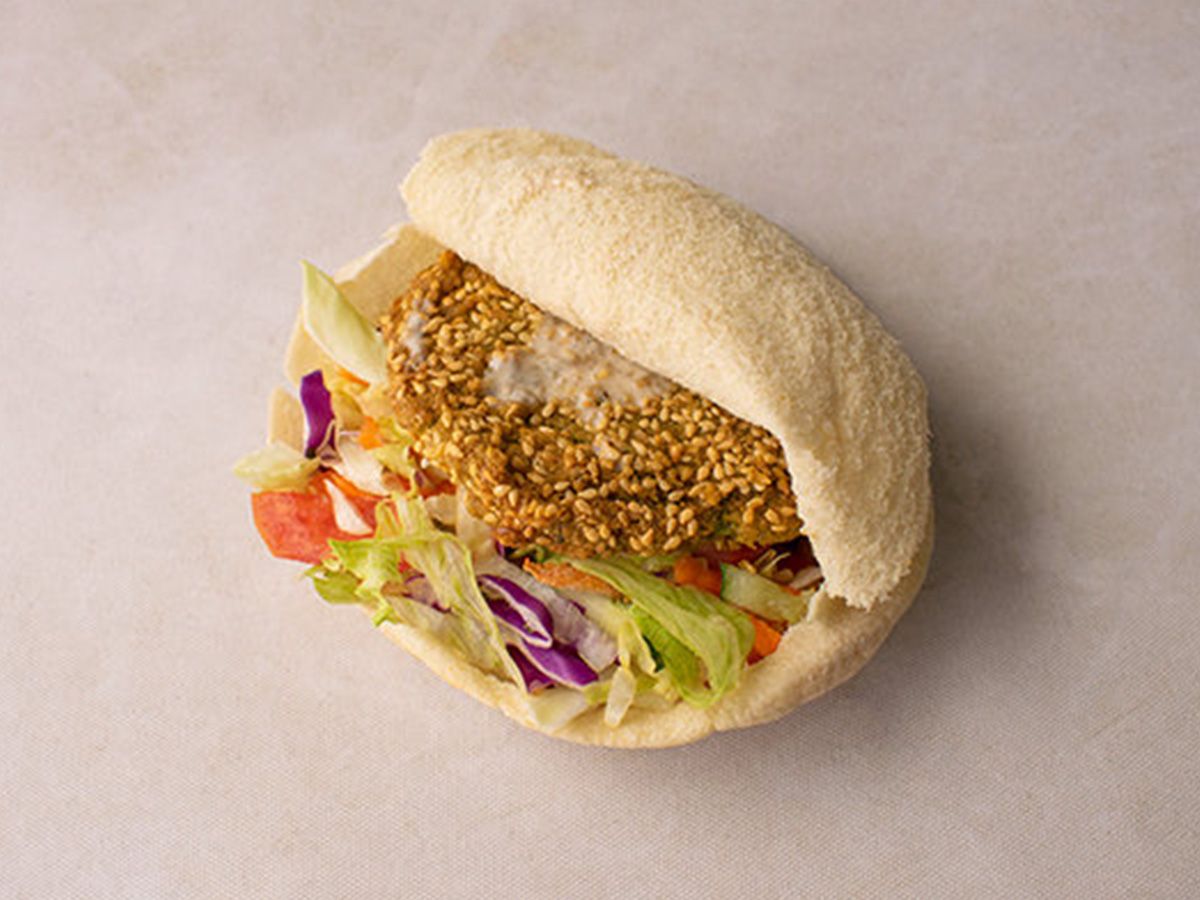 Special falafel sandwich