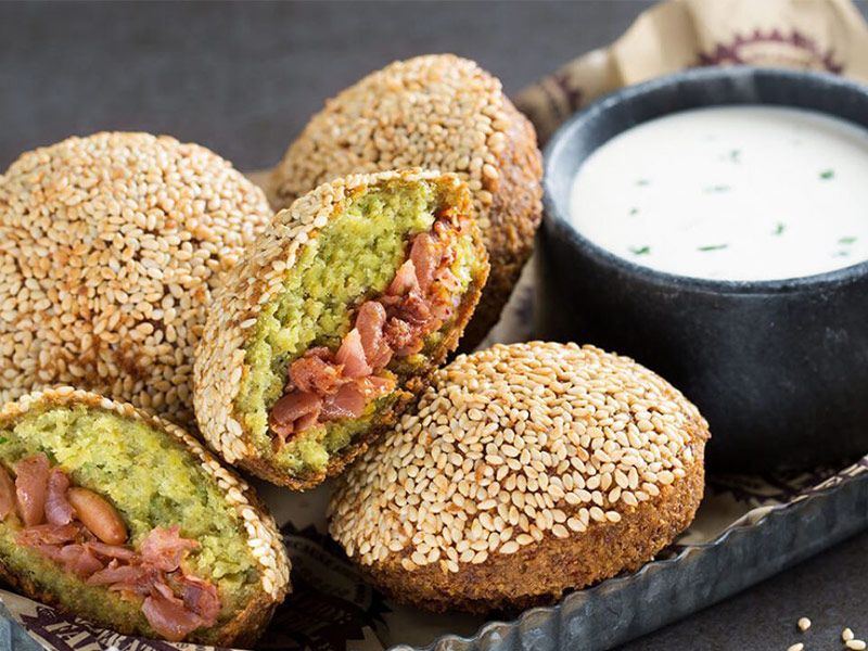Stuffed Falafel Sandwich