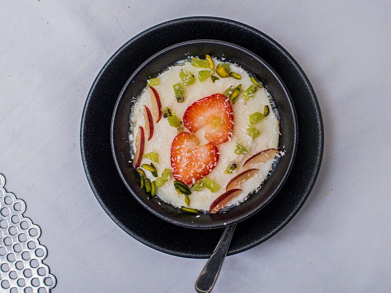 Rice Pudding with Fruits