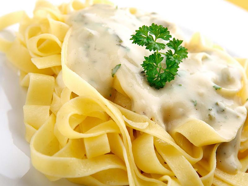 Fettuccine pasta