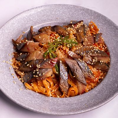 Fettuccine Herring Pasta