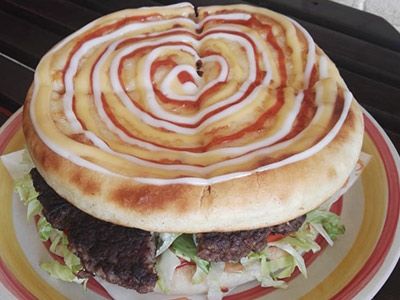 Beef Burger Pizza