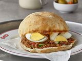 Foul And Eggs Sandwich