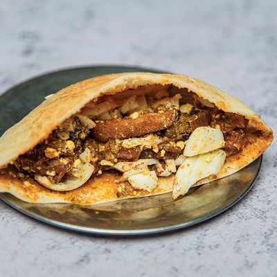 Foul With Boiled Egg sandwich