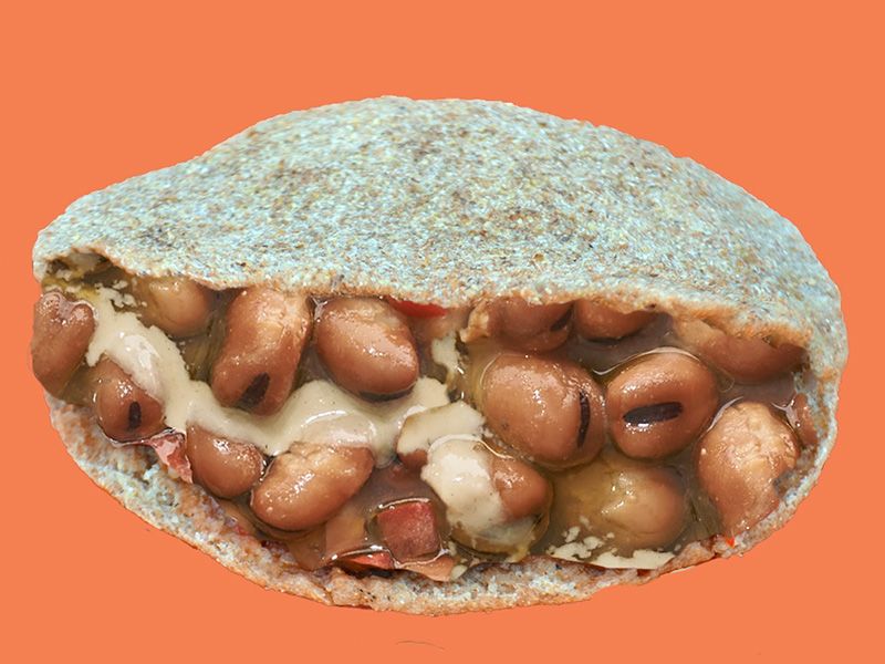 Foul With Tahini Sandwich