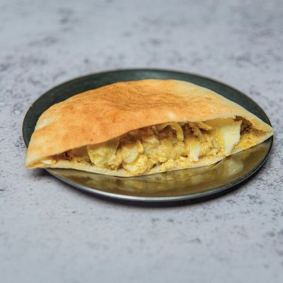Foul Sandwich with Boiled Eggs
