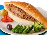 French Foul With Olive Oil Sandwich